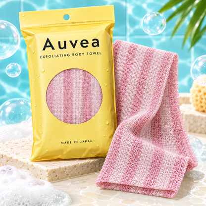 Auvea Exfoliating Body Towel – Deep Cleansing & Skin-Smoothing Shower Towel